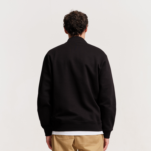 Parlez Clothing Ora 1/4 Zip Black