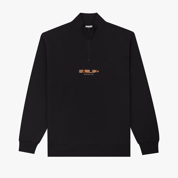 parlez clothing Ora 1/4 Zip Black