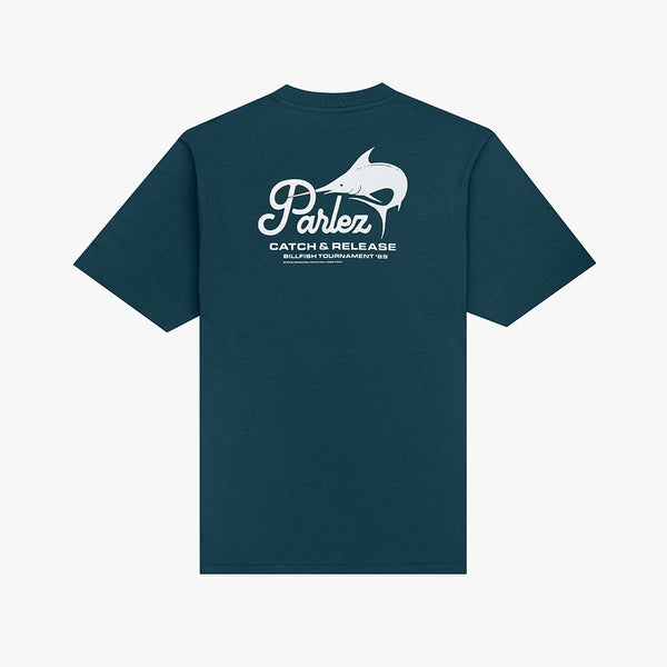 parlez clothing Release T-Shirt Petrol