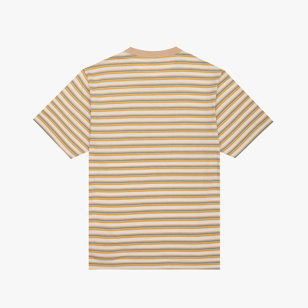 Parlez Clothing Solar Stripe T-Shirt Greige