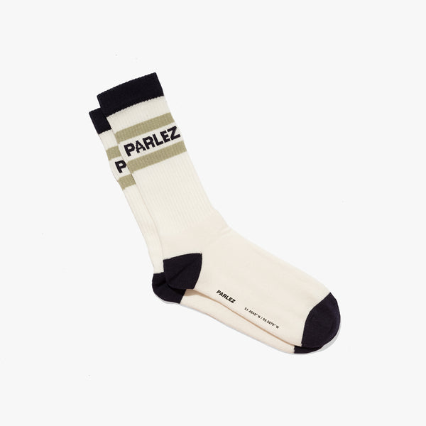 parlez clothing Strive Sock White / Midnight
