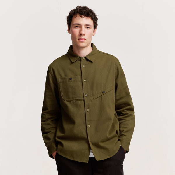 Parlez Clothing Task Shirt Moss