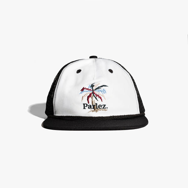 parlez clothing Transporter Trucker Cap White