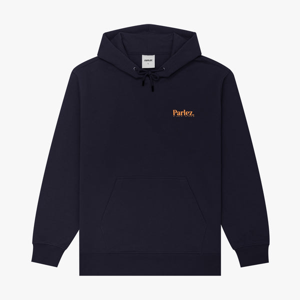 parlez clothing Uintah Hoodie Navy