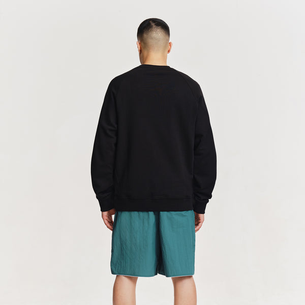 Parlez Clothing Varsity Crew Black