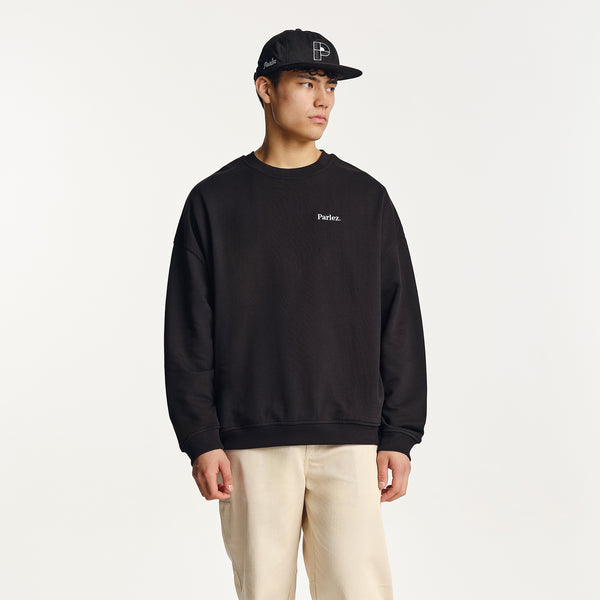 Parlez Clothing Vernon Oversized Crew Black