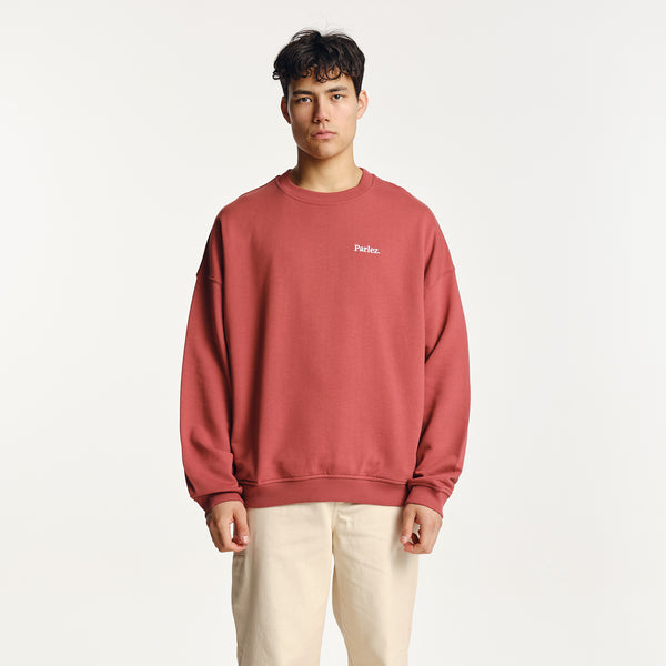 Parlez Clothing Vernon Oversized Crew Dusty Coral