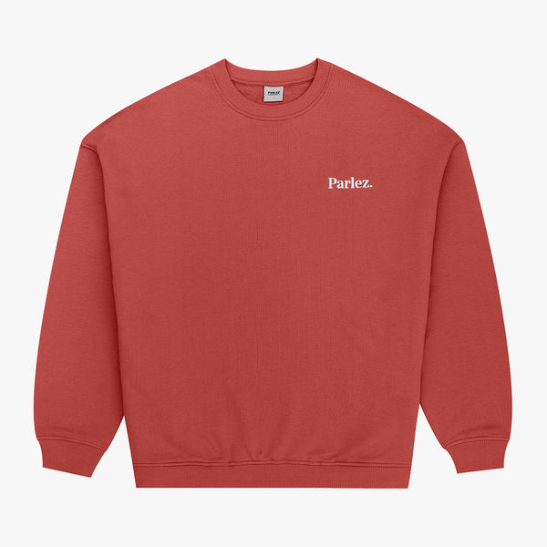 parlez clothing Vernon Oversized Crew Dusty Coral