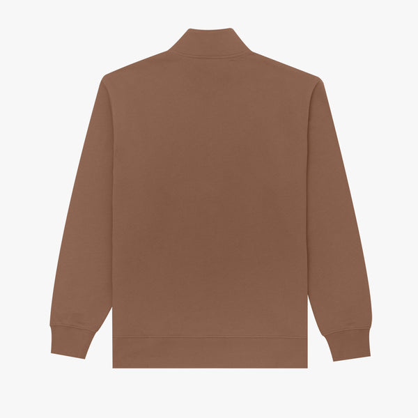 Parlez Clothing Warner 1/4 Zip Shitake