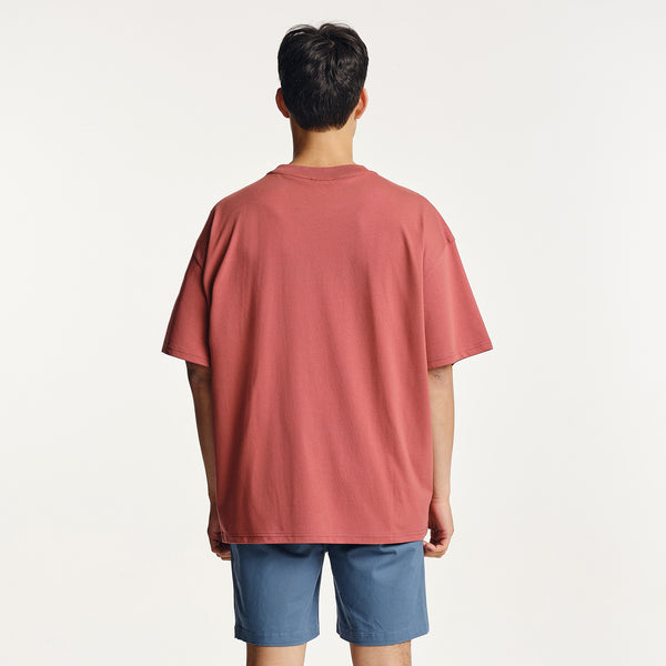 Parlez Clothing Staffa Oversized T-Shirt Dusty Coral