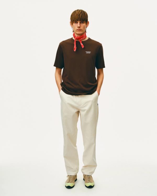 Pas Normal Studios Off-Race Cotton Twill Pants