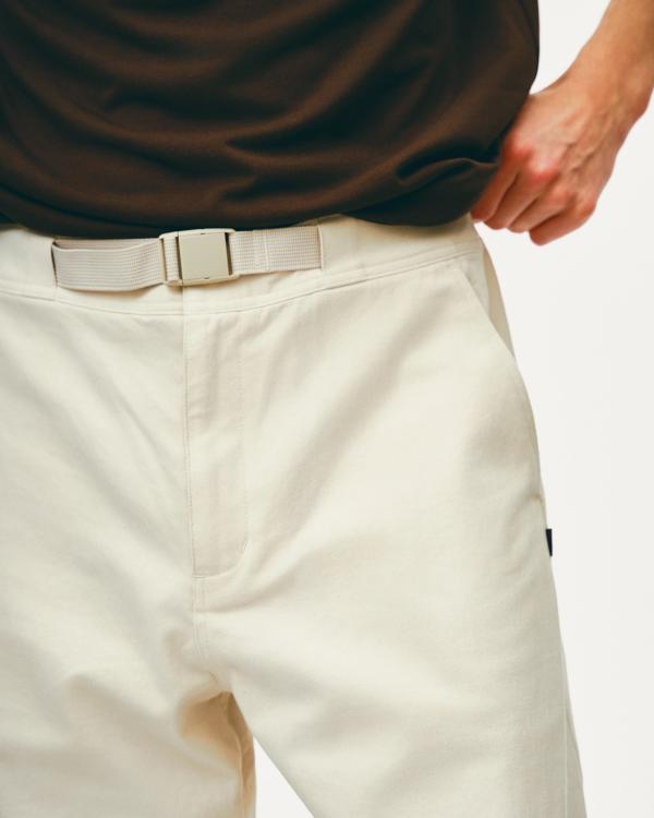 Pas Normal Studios Off-Race Cotton Twill Shorts
