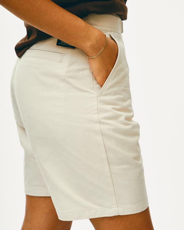 Pas Normal Studios Off-Race Cotton Twill Shorts