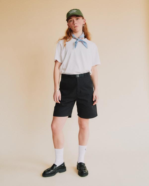 Pas Normal Studios Off-Race Cotton Twill Shorts