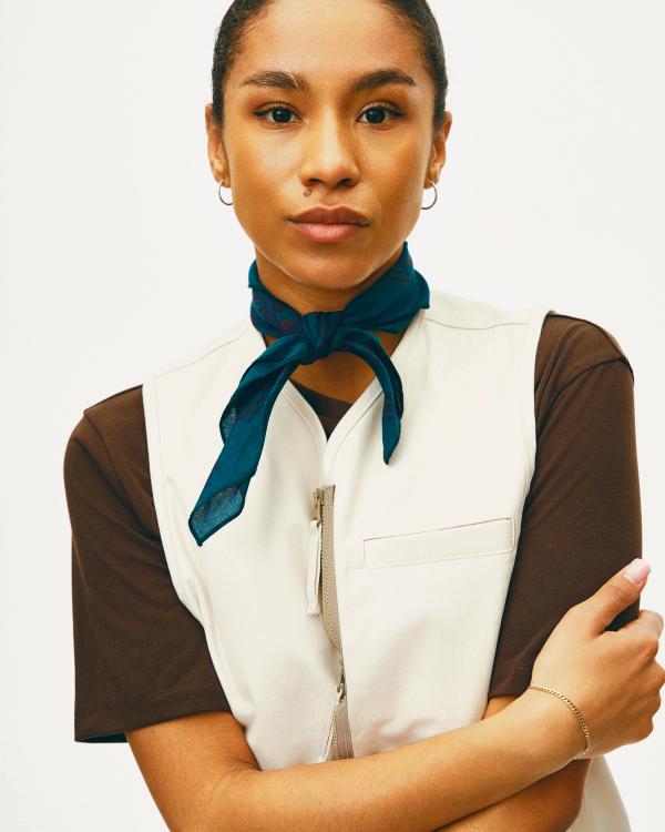 Pas Normal Studios Off-Race Cotton Twill Vest