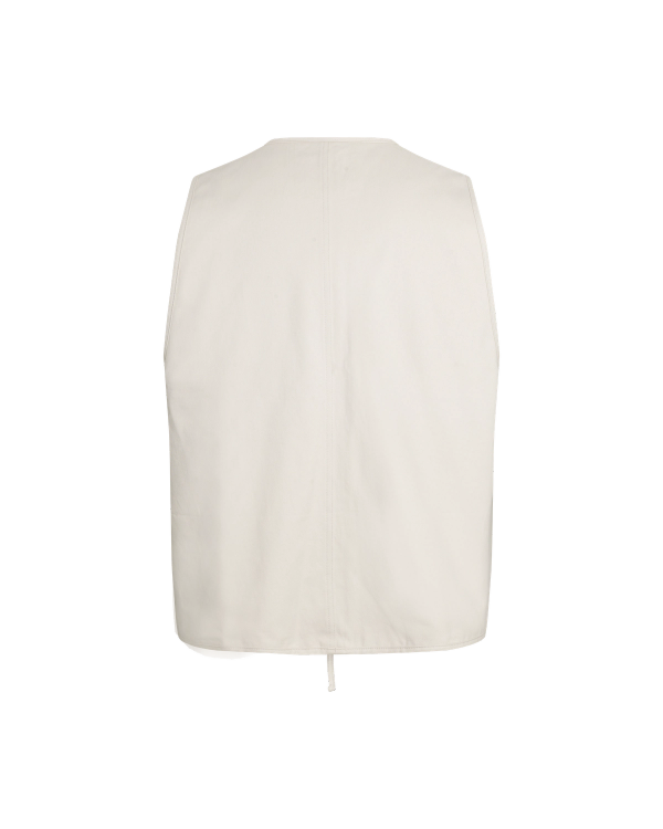 Pas Normal Studios Off-Race Cotton Twill Vest