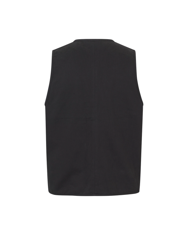 Pas Normal Studios Off-Race Cotton Twill Vest