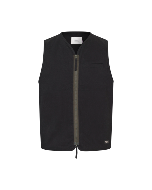 pas normal studios Off-Race Cotton Twill Vest