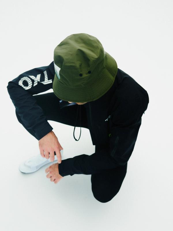 Pas Normal Studios T.K.O. Off-Race Shield Bucket Hat