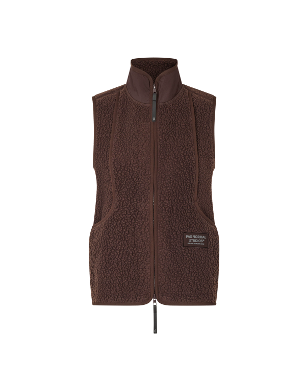 pas normal studios Women's Off-Race Pile Fleece Vest