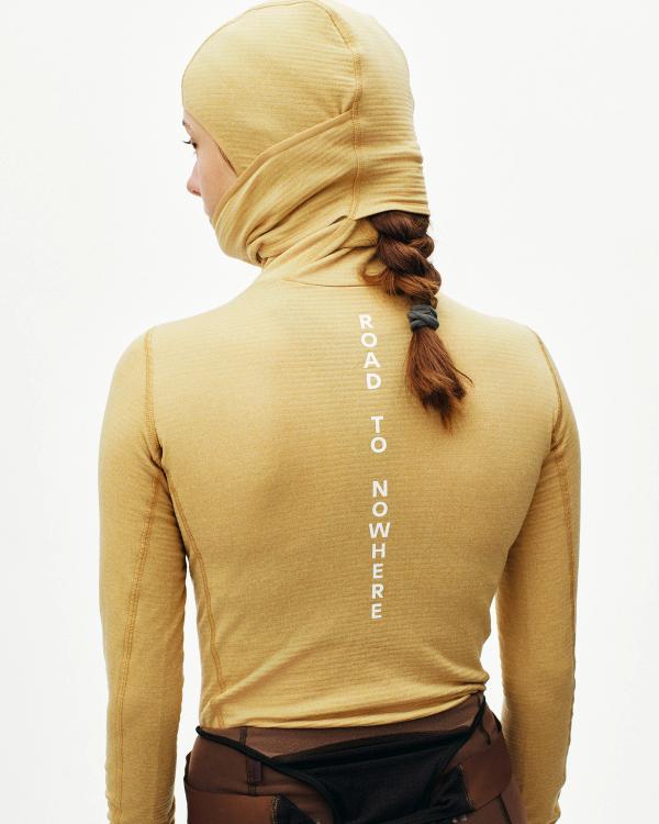 Pas Normal Studios Women's Thermal Hooded Windproof Base Layer