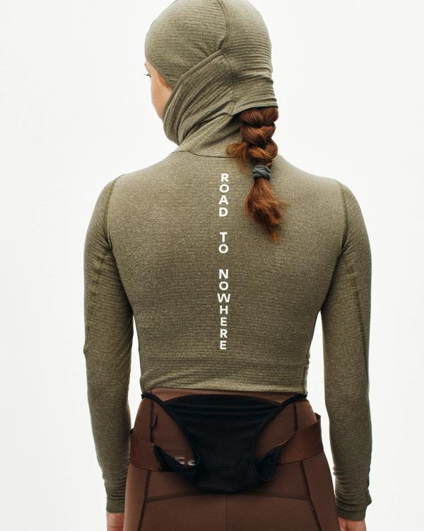 Pas Normal Studios Women's Thermal Hooded Windproof Base Layer