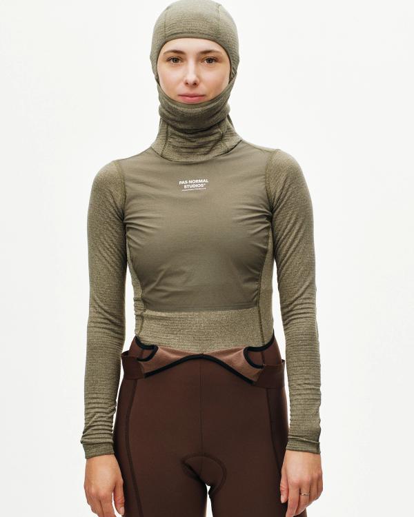 Pas Normal Studios Women's Thermal Hooded Windproof Base Layer