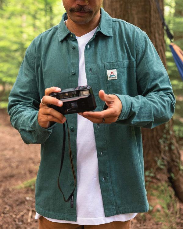 Passenger Men's Arica Textured Organic Cotton Shirt