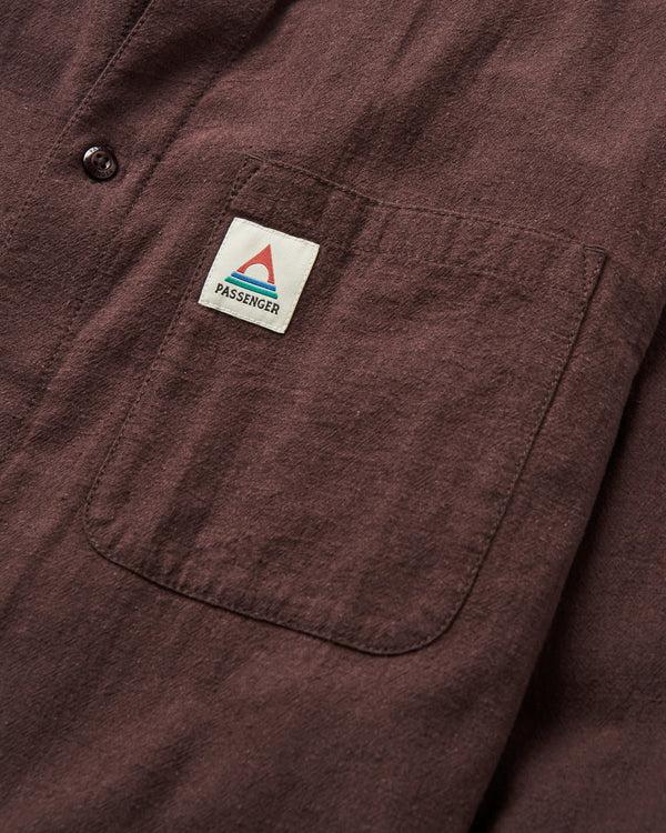 Passenger Men's Arica Textured Organic Cotton Shirt