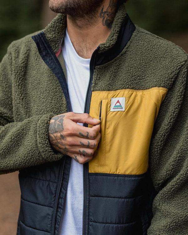 Passenger Men's Born Explorer Recycled Polar-Lined Sherpa Fleece