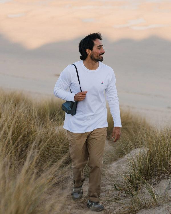 passenger Men's Classic Logo Recycled Cotton LS T-Shirt