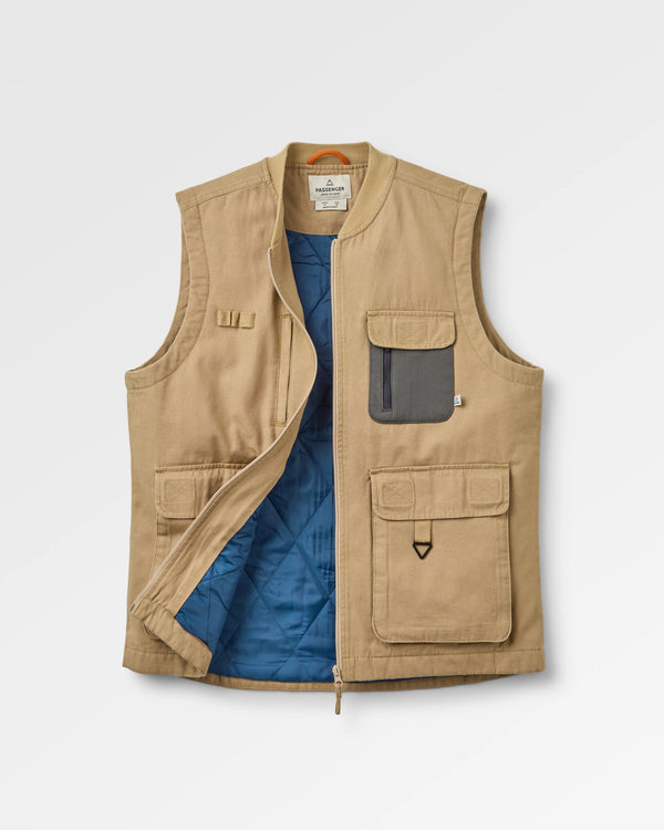 Passenger Men's Explorers Organic Cotton Canvas Gilet