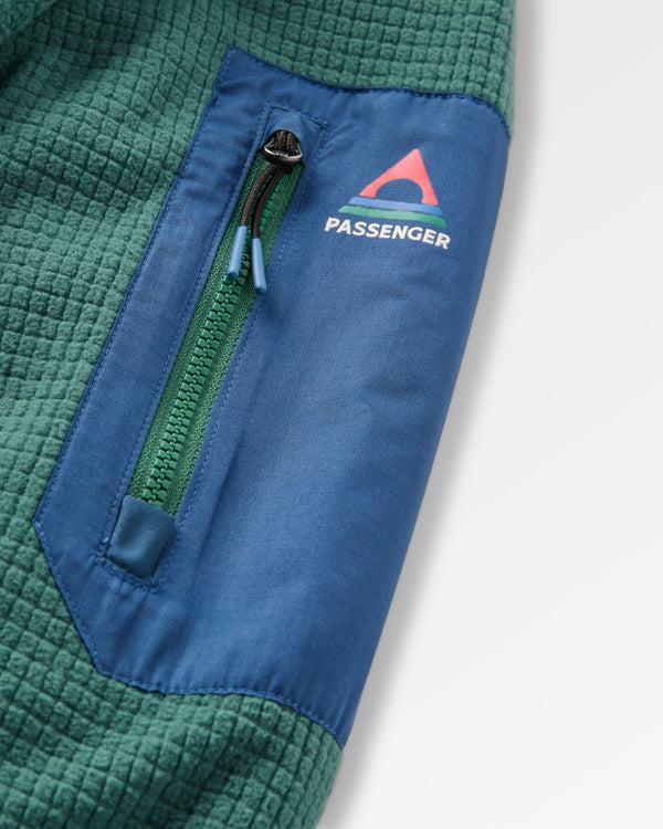 Passenger Men's Forestscape Recycled Grid Fleece Crew