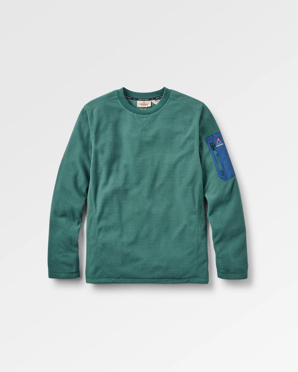 passenger Men's Forestscape Recycled Grid Fleece Crew