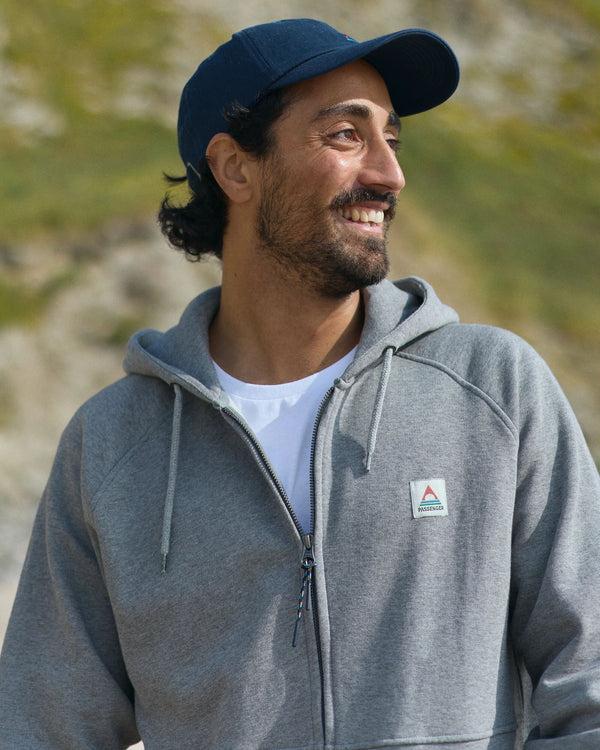 Passenger Men's Heritage Full Zip Recycled Cotton Hoodie