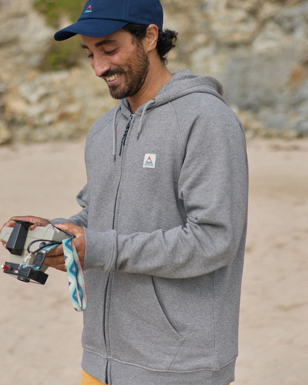 passenger Men's Heritage Full Zip Recycled Cotton Hoodie