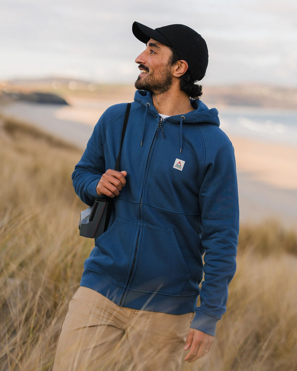 Passenger Men's Heritage Full Zip Recycled Cotton Hoodie