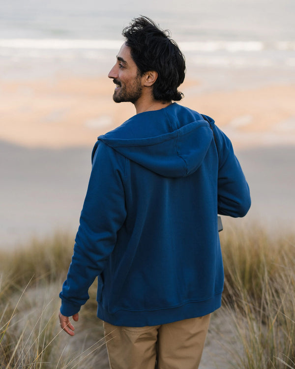 Passenger Men's Heritage Full Zip Recycled Cotton Hoodie