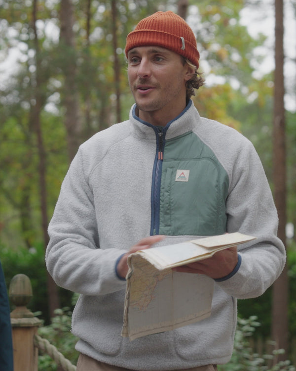 Passenger Men's Offgrid 1/2 Zip Recycled Sherpa Fleece