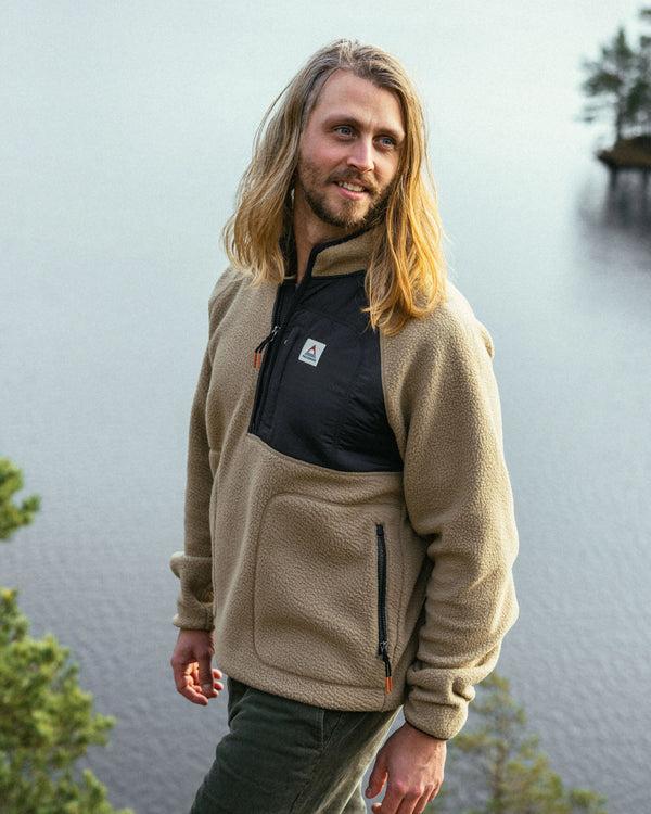 Passenger Men's Offgrid 1/2 Zip Recycled Sherpa Fleece