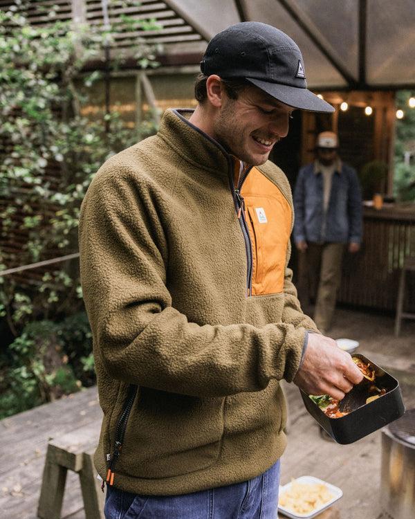 passenger Men's Offgrid 1/2 Zip Recycled Sherpa Fleece