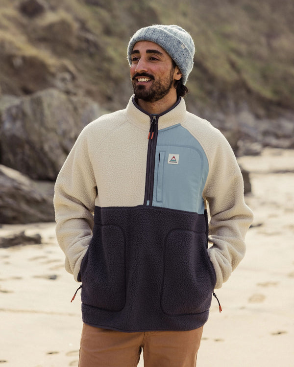 passenger Men's Offgrid 1/2 Zip Recycled Sherpa Fleece