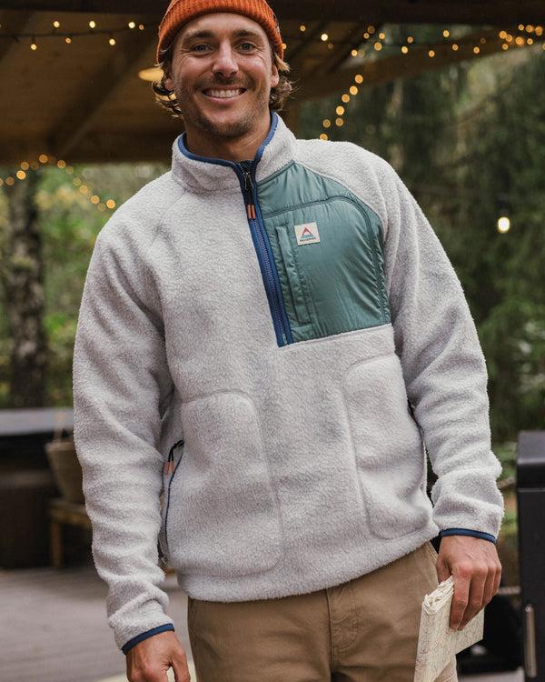 passenger Men's Offgrid 1/2 Zip Recycled Sherpa Fleece