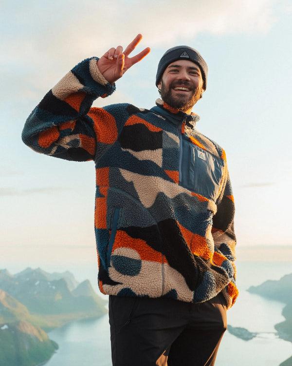 passenger Men's Offroad Recycled Sherpa 1/2 Zip Fleece