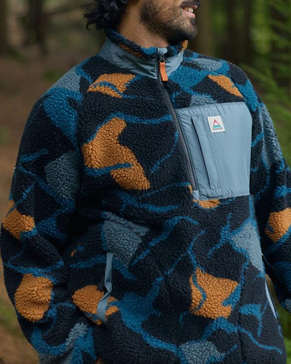 Passenger Men's Offroad Recycled Sherpa 1/2 Zip Fleece