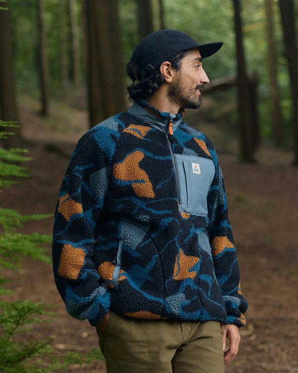 passenger Men's Offroad Recycled Sherpa 1/2 Zip Fleece