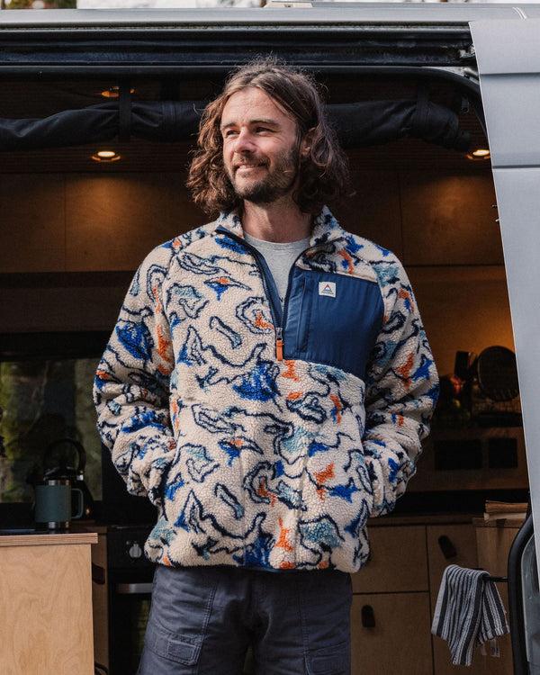 Passenger Men's Offroad Recycled Sherpa 1/2 Zip Fleece