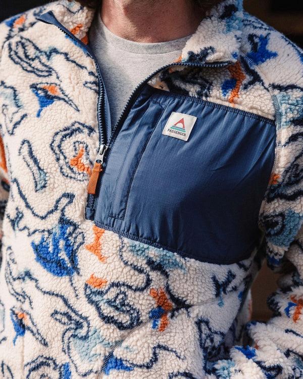 Passenger Men's Offroad Recycled Sherpa 1/2 Zip Fleece