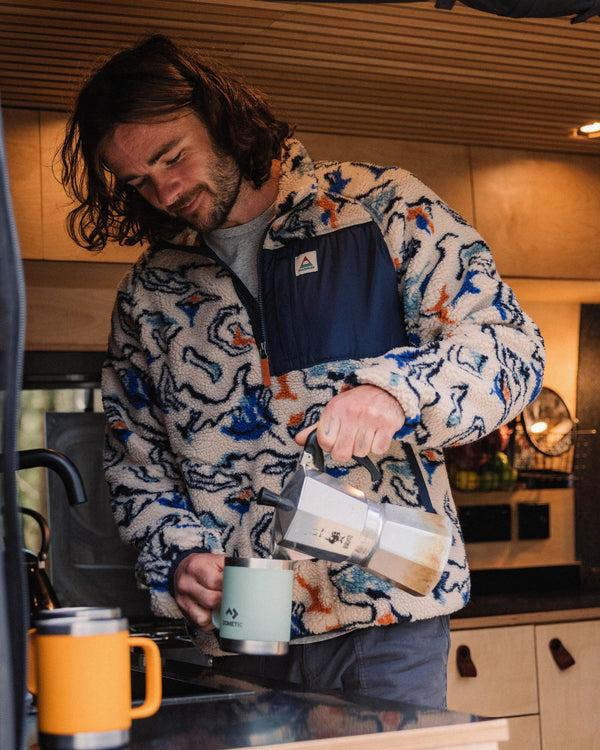 passenger Men's Offroad Recycled Sherpa 1/2 Zip Fleece