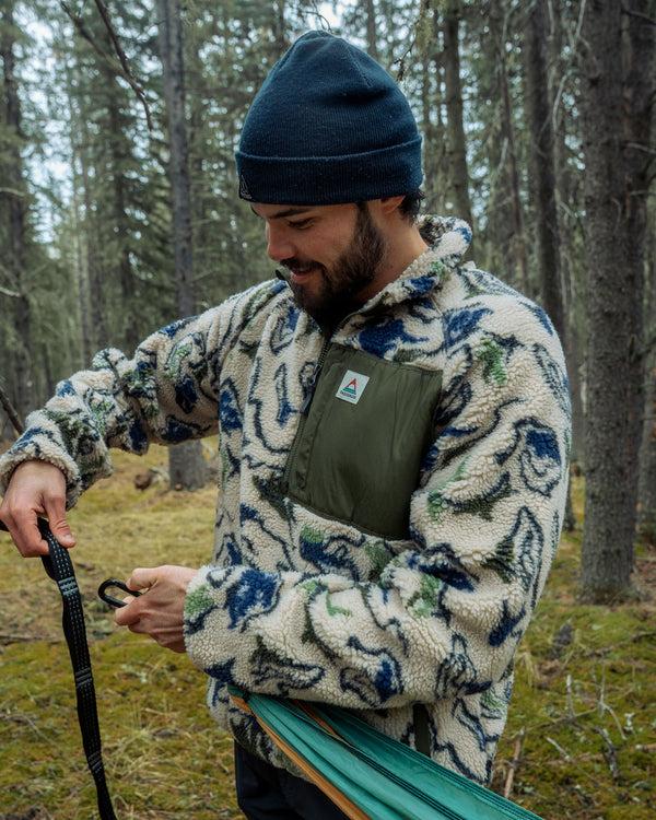 passenger Men's Offroad Recycled Sherpa 1/2 Zip Fleece